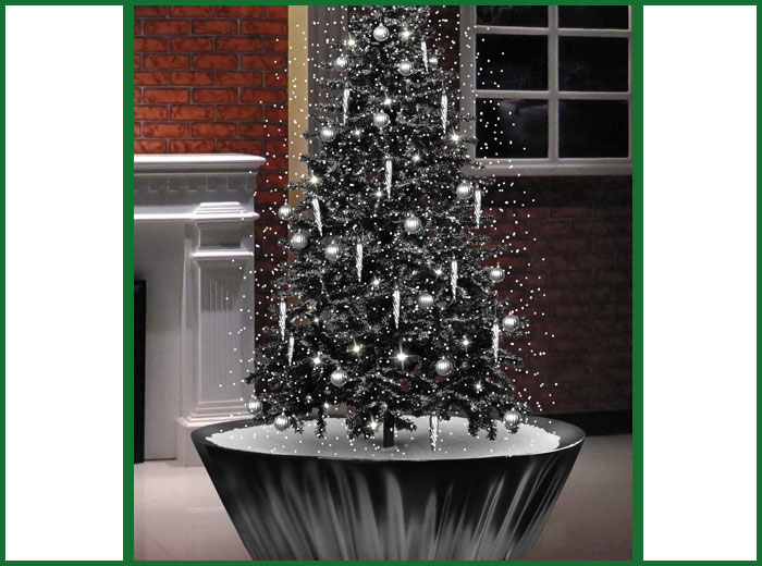 snowing christmas tree - black 2010 - 2011